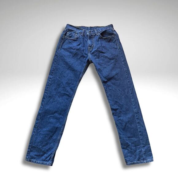 Levi's Other - Levi’s 505 Straight Leg Jeans W30 L32 – Dark Wash VTG Fit Y2K Mid Rise Denim